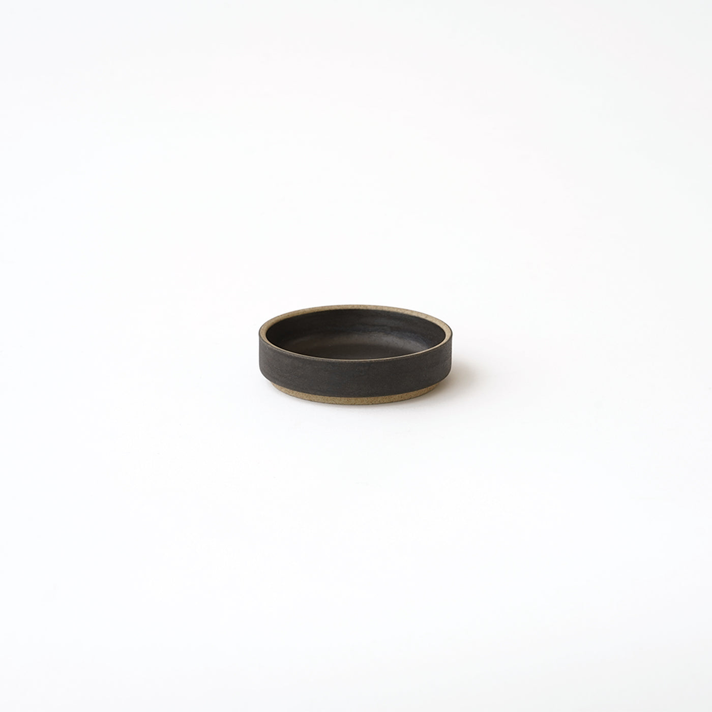 Hasami Porcelain Plate 3 3/8" Black