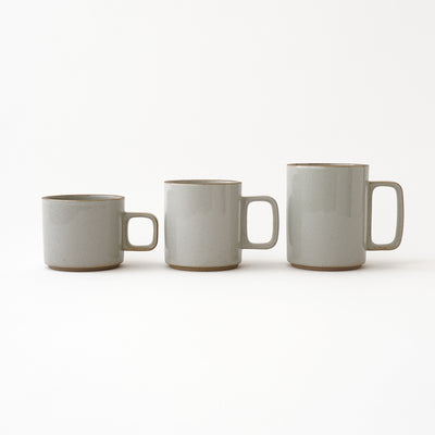 Hasami Porcelain Mug 13oz Gloss Gray