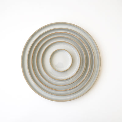 Hasami Porcelain Plate 3 3/8" Gloss Gray