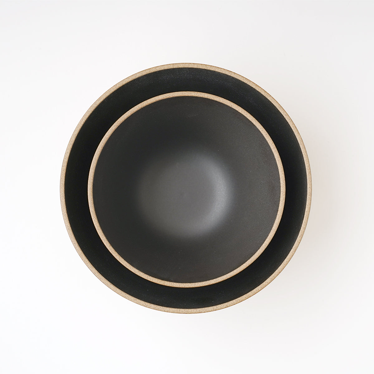 Hasami Porcelain Round Bowl 7 3/8" Black