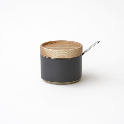 Hasami Porcelain Sugar Pot Black