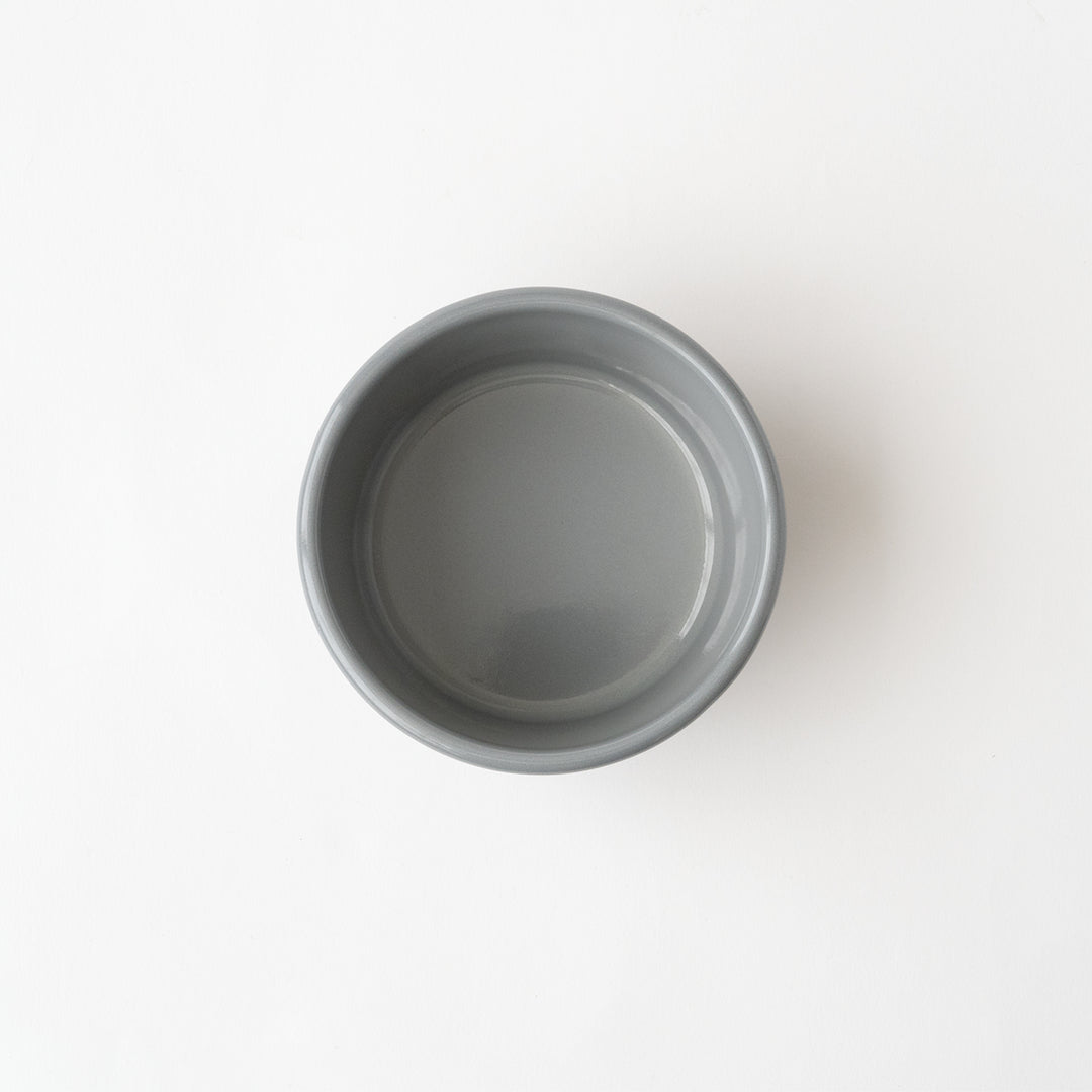 KAICO ENAMEL MARU CANISTER WITH LID GRAY