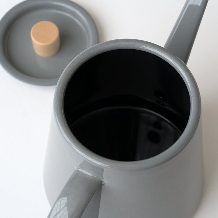KAICO ENAMEL DRIP KETTLE GRAY