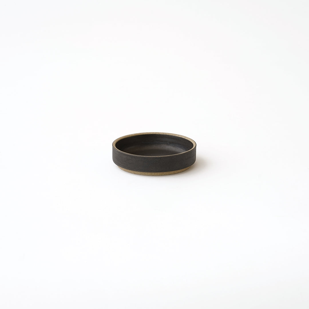 Hasami Porcelain Plate 3 3/8" Black