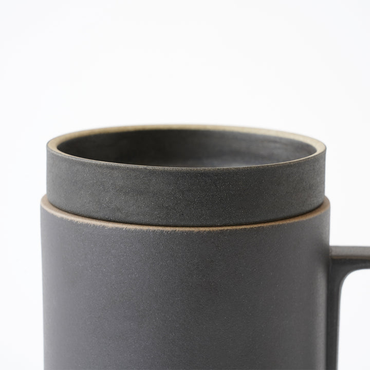 Hasami Porcelain Plate 3 3/8" Black