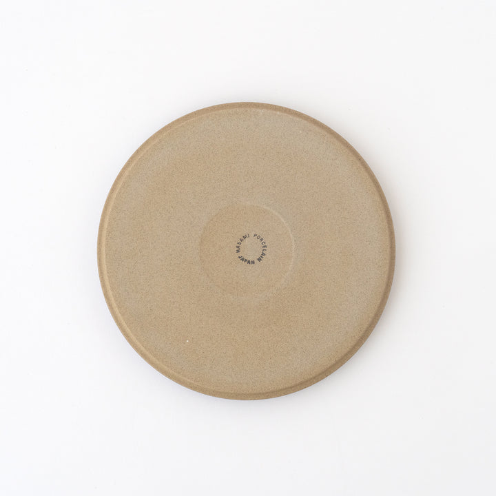 Hasami Porcelain Plate 8 5/8" Black