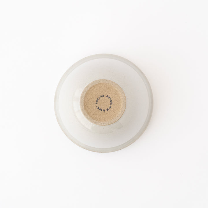 HASAMI PORCELAIN / DEEP ROUND BOWL / GLOSS GRAY / 5 5/8" DIA x 3 1/2"