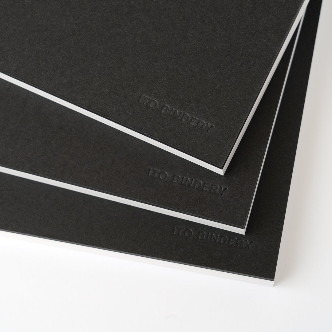 ITO BINDERY / DRAWING PAD / BLACK MOUNT WHITE