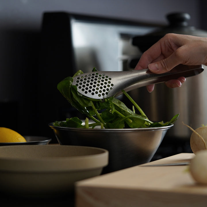 SORI YANAGI / STAINLESS STEEL PERFORATED TONGS
