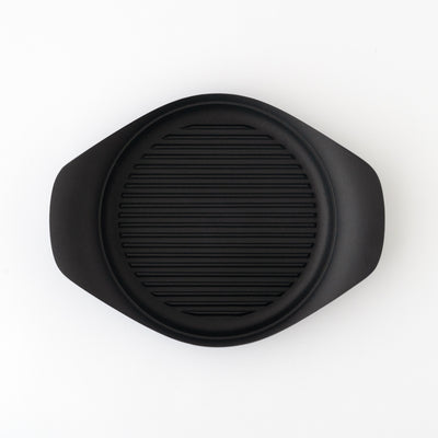 SORI YANAGI / CAST IRON GRILL PAN WITH LID AND HANDLE