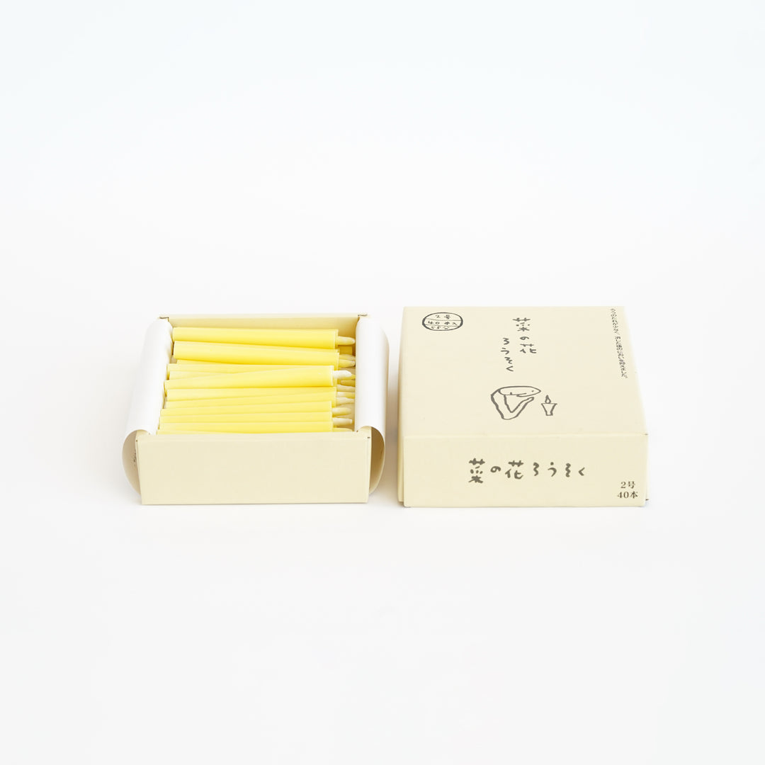 TAKAZAWA CANDLE / NANOHANA CANDLE (40 PCS)