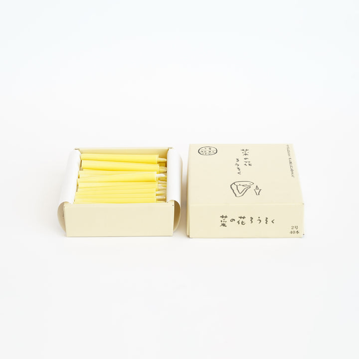 TAKAZAWA CANDLE / NANOHANA CANDLE (40 PCS)