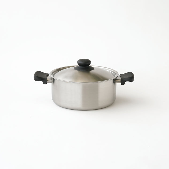 SORI YANAGI / STAINLESS STEEL SHALLOW PAN WITH LID
