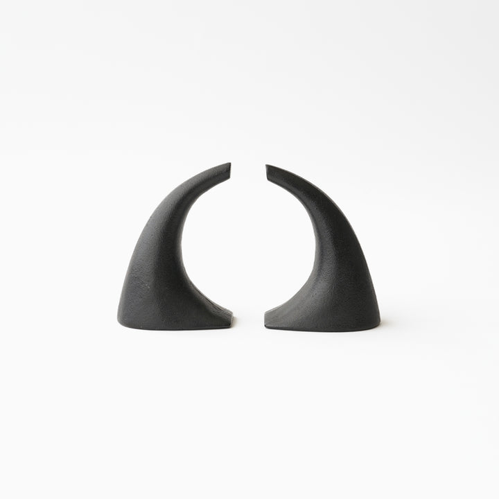RIKUCHO OGASAWARA / CAST IRON TSUNO BOOKENDS (PAIR)