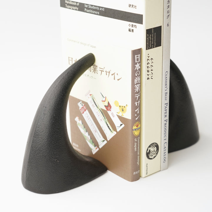 RIKUCHO OGASAWARA / CAST IRON TSUNO BOOKENDS (PAIR)