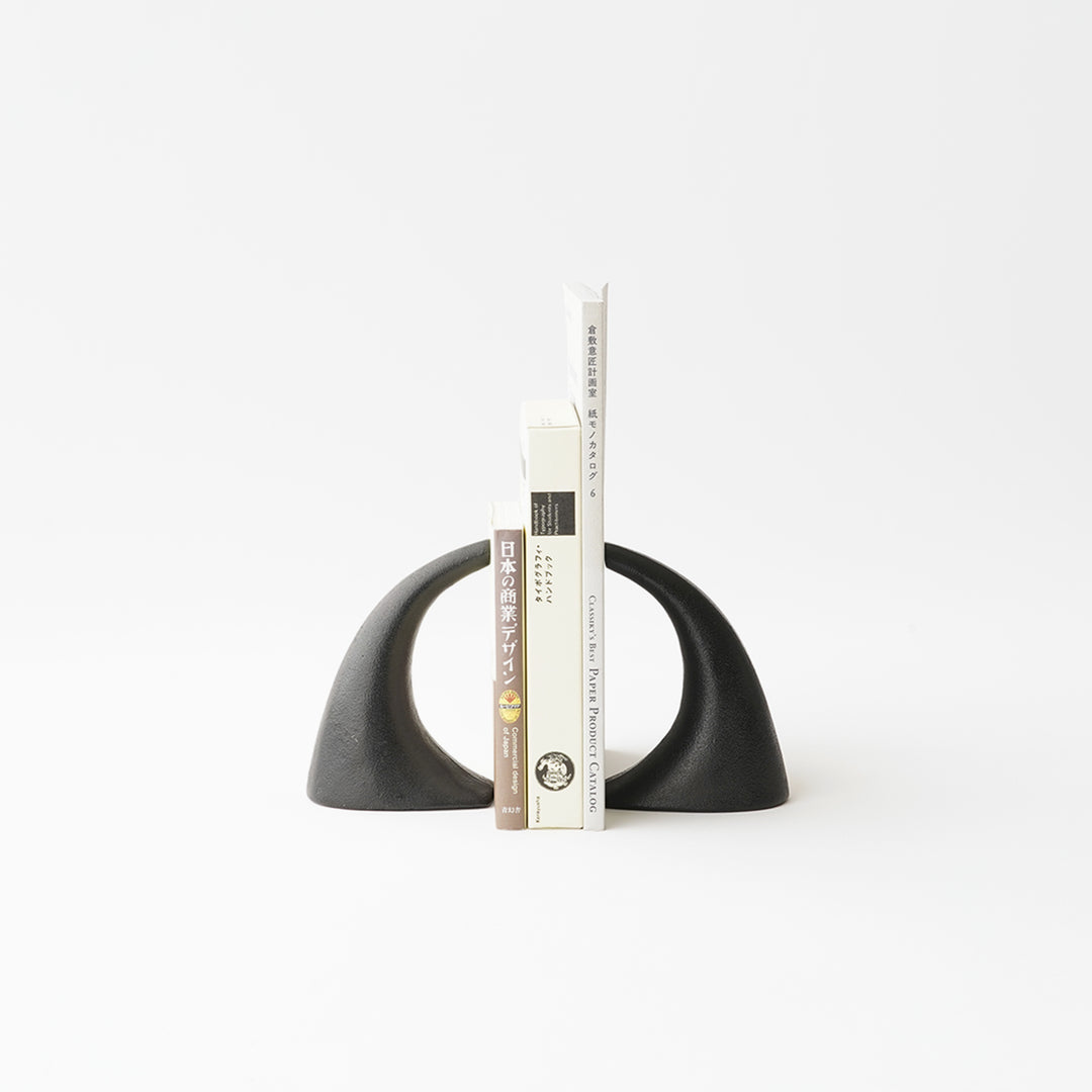 RIKUCHO OGASAWARA / CAST IRON TSUNO BOOKENDS (PAIR)