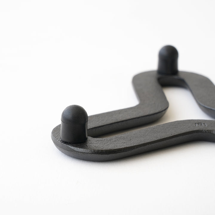 Japanese Cast Iron Trivet - THREE WAVE
