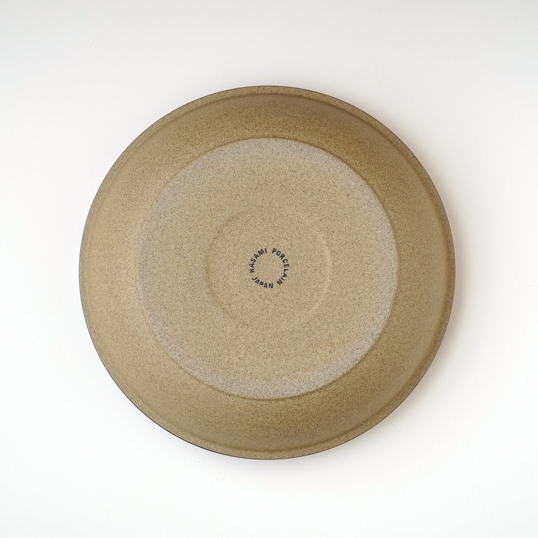Hasami Porcelain Round Bowl 8 5/8" Black