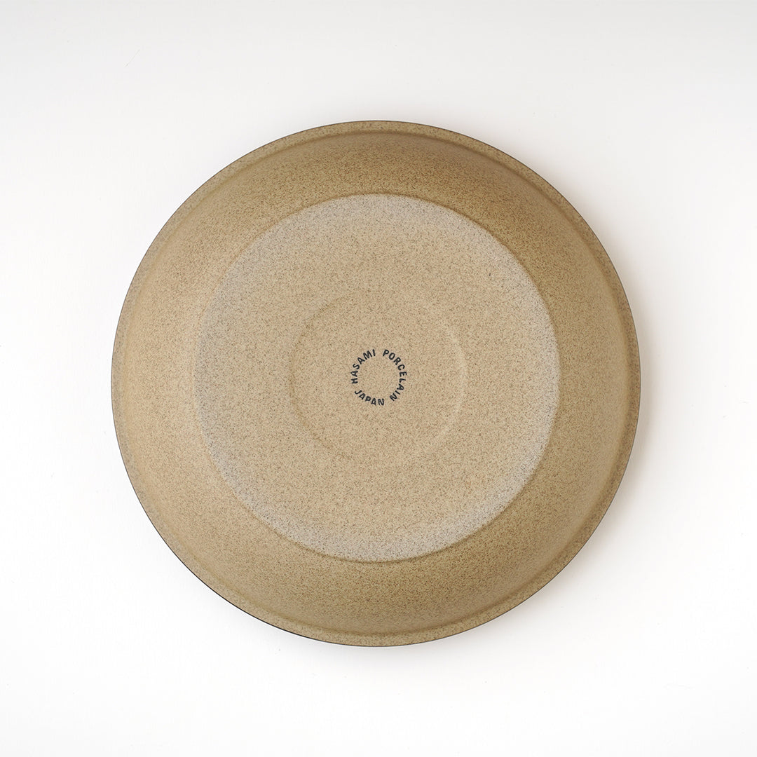 Hasami Porcelain Round Bowl 7 3/8" Black