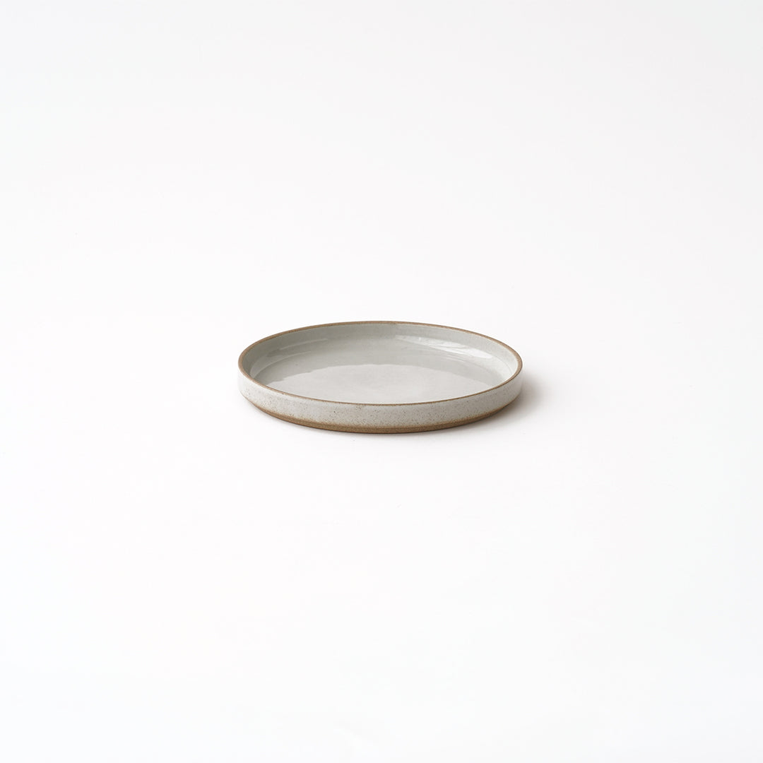 .Hasami Porcelain Plate 7 3/8" Gloss Gray