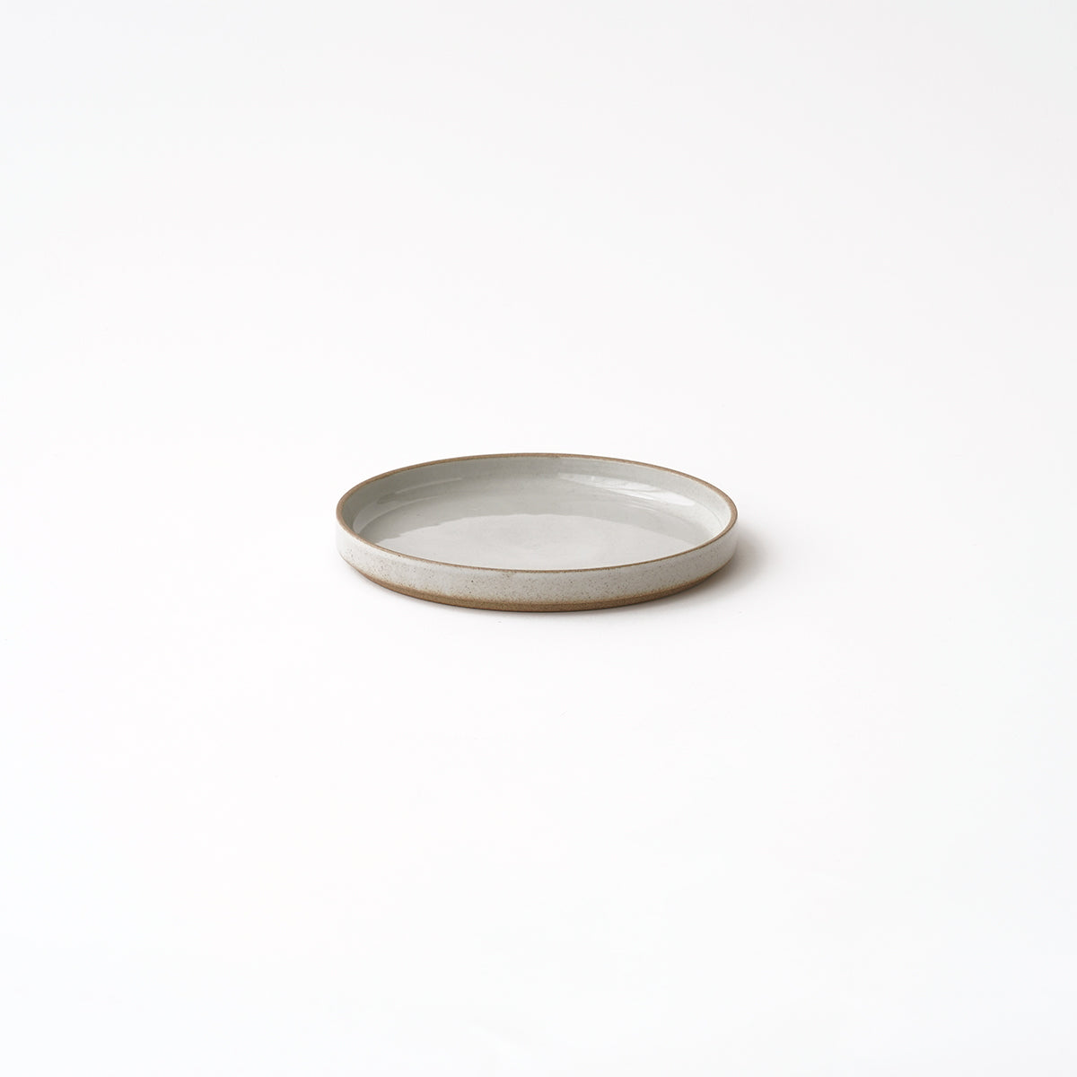 .Hasami Porcelain Plate 7 3/8" Gloss Gray