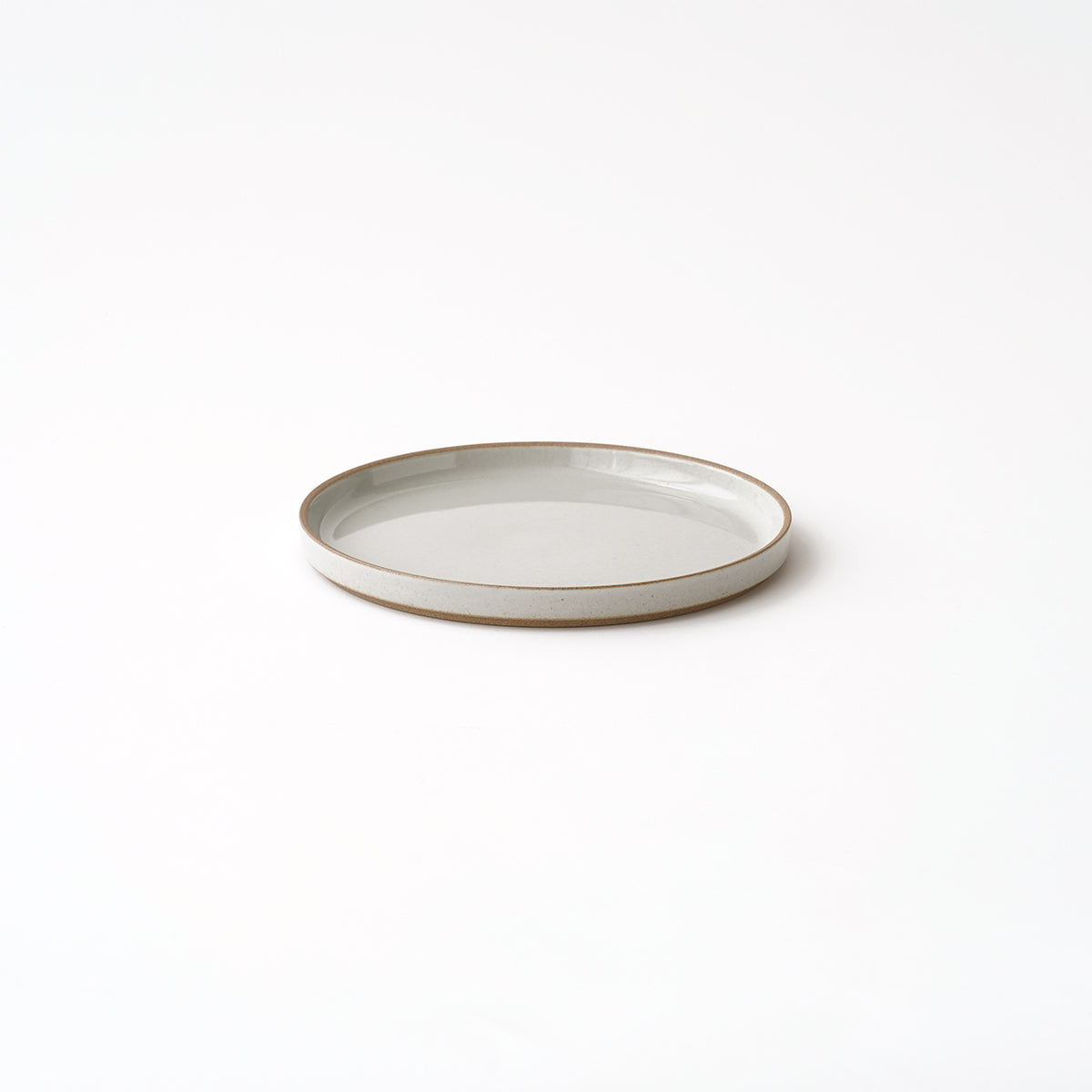 HASAMI PORCELAIN / PLATE (LID) / GLOSS GRAY / 8 5/8" DIA x 7/8"