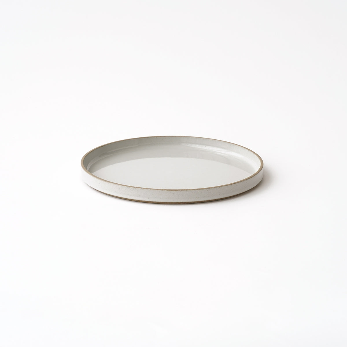 HASAMI PORCELAIN / PLATE (LID) / GLOSS GRAY / 10" DIA x 7/8"
