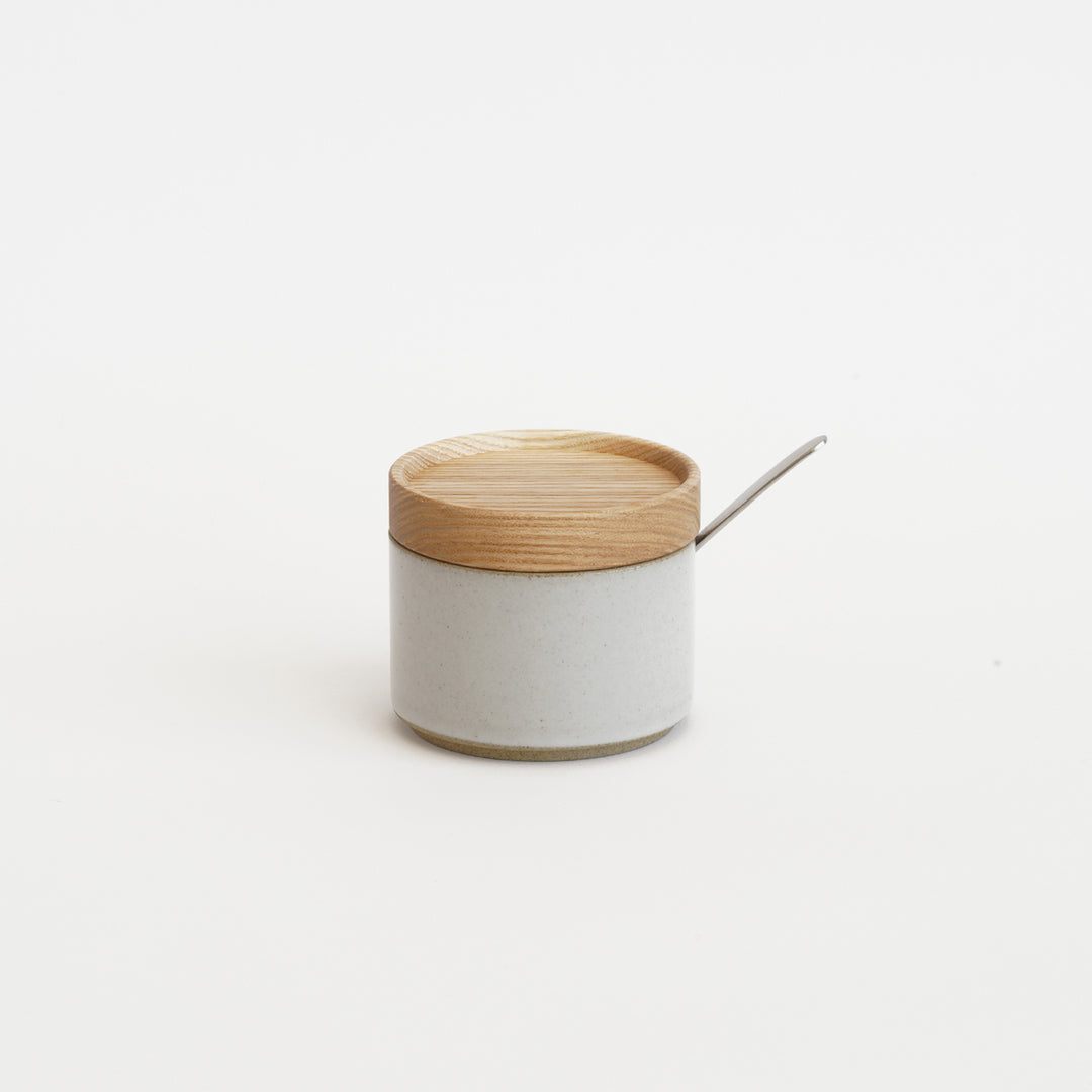 Hasami Porcelain Sugar Pot Gloss Gray