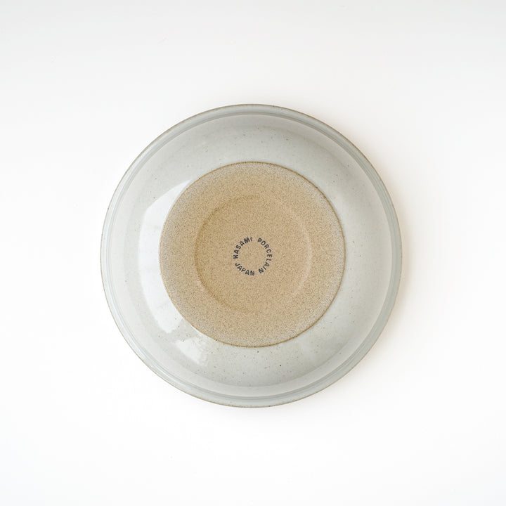 Hasami Porcelain Round Bowl 7 3/8" Gloss Gray