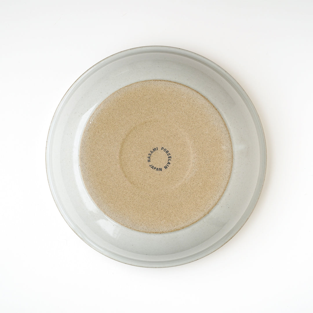 Hasami Porcelain Round Bowl 8 5/8" Gloss Gray