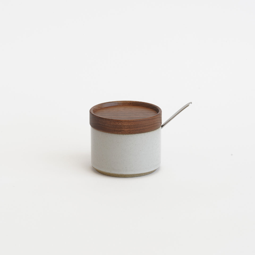Hasami Porcelain Sugar Pot Gloss Gray