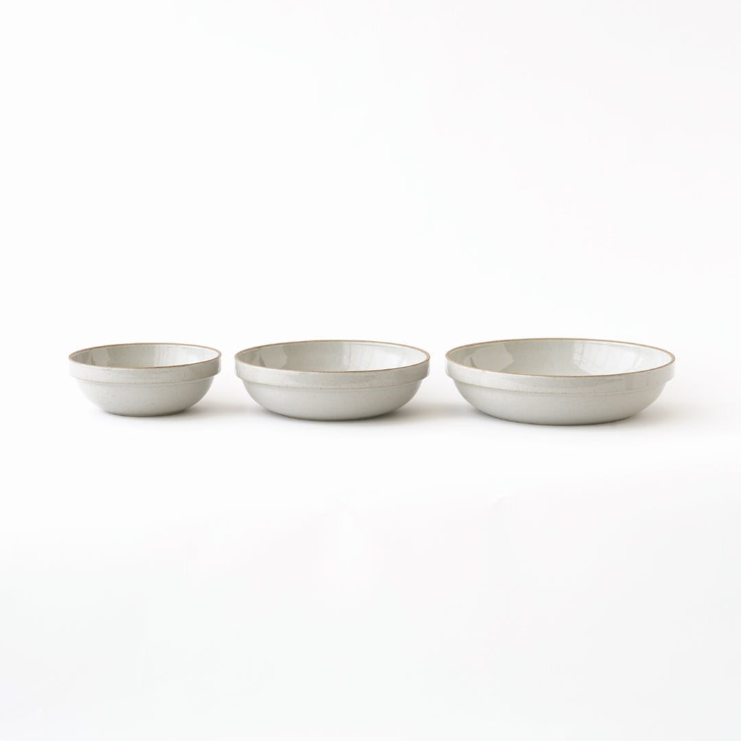 Hasami Porcelain Round Bowl 5 5/8" Gloss Gray