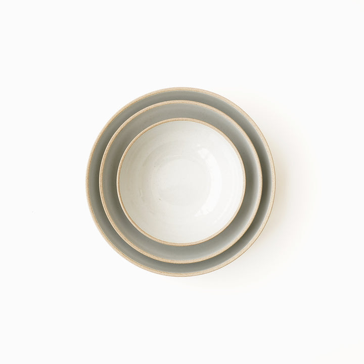 Hasami Porcelain Round Bowl 5 5/8" Gloss Gray
