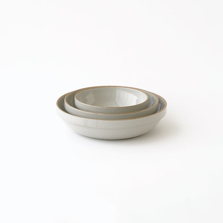 Hasami Porcelain Round Bowl 7 3/8" Gloss Gray
