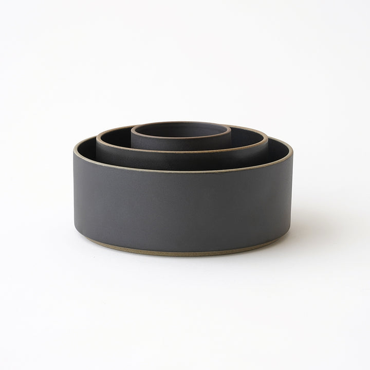 Hasami Porcelain Tall Bowl 7 3/8" Black
