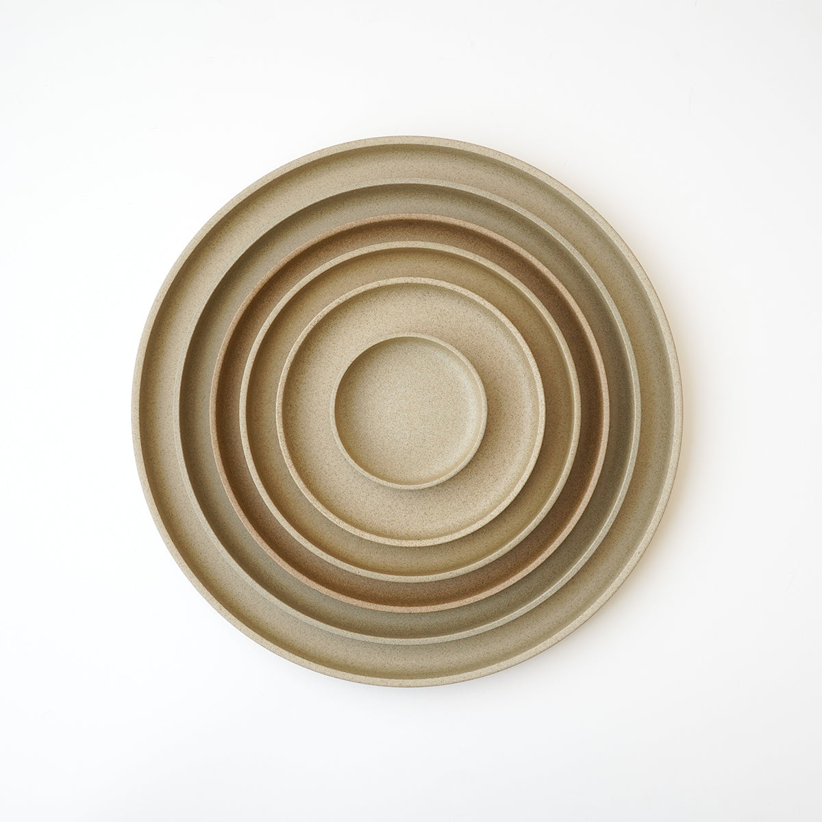 Hasami Porcelain Plate 3 3/8" Natural