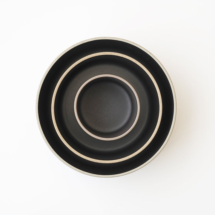 Hasami Porcelain Tall Bowl 7 3/8" Black