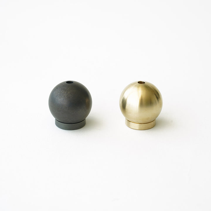 SUMITANI SABURO SHOTEN / SOLID BRASS BALL SHAPED INCENSE HOLDERS