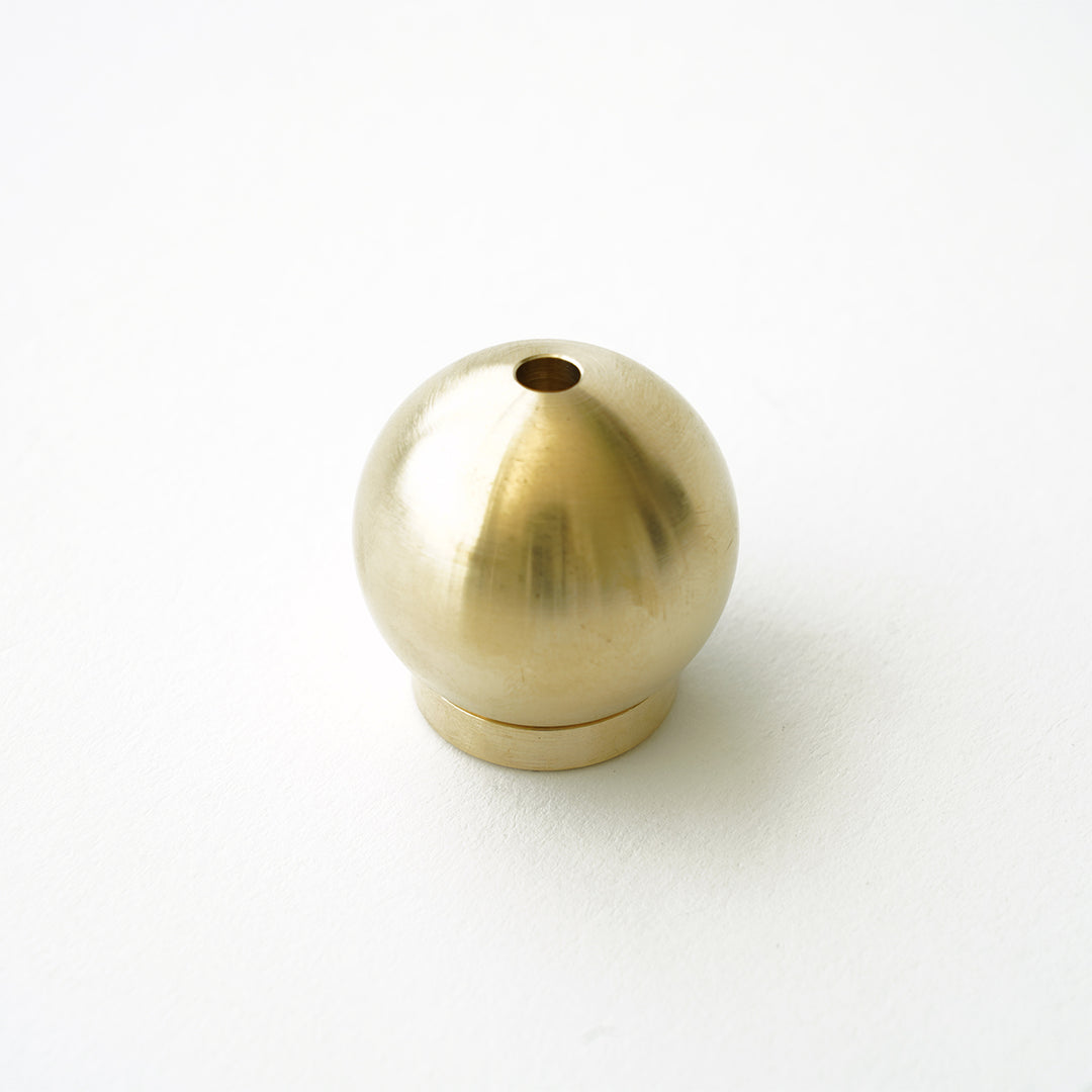SUMITANI SABURO SHOTEN / SOLID BRASS BALL SHAPED INCENSE HOLDERS